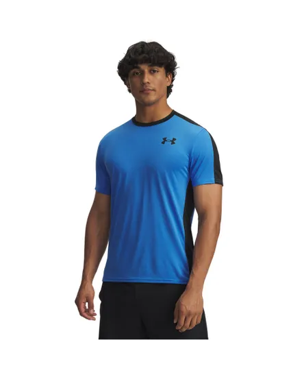 T-shirt Homme UA HG WORDMARK SS Bleu