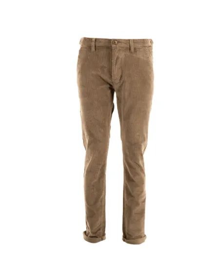 Pantalon Chino Homme Signature Velours Côtelé