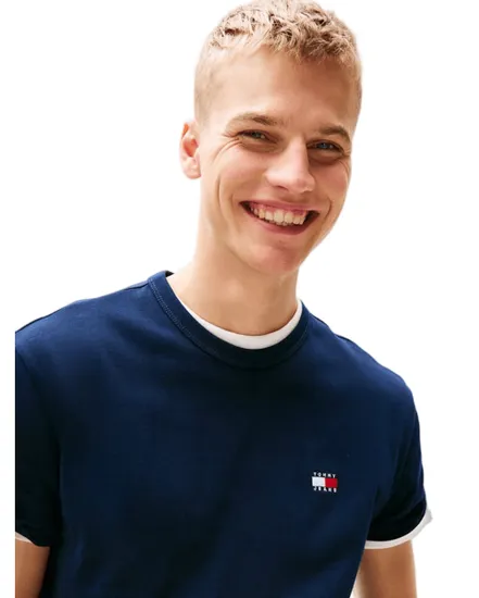 T-shirt Homme TJM REG BADGE TEE EX Bleu