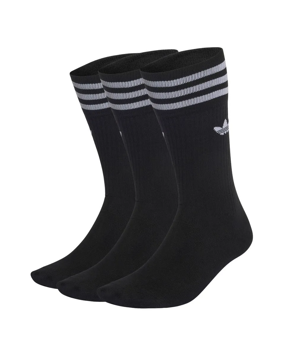 Paires de chaussettes X3 Homme Adidas SOLID CREW SOCK Blanc Sport