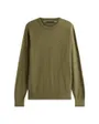 Pull col rond Homme PIMA ORG CTN CASHMERE CREW NECK Vert Chiné