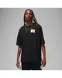 T-shirt manches courtes Homme M J FLT ESS OVRSZ SS CREW Noir