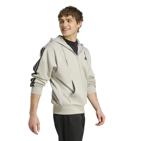Veste zip à capuche Homme M 3S FL FZ HD Beige