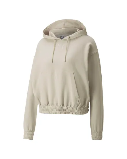 Sweatshirt à capuche manches longues Femme W HER HDY TR Gris