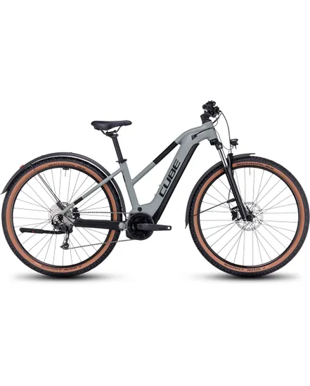 VTT électrique semi rigide Femme REACTION HYBRID PERFORMANCE 625 ALLROAD Gris