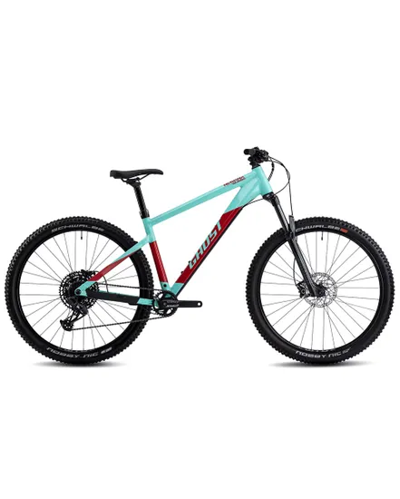 VTT semi rigide Unisexe NIRVANA TRAIL UNIVERSAL Menthe/Rouge