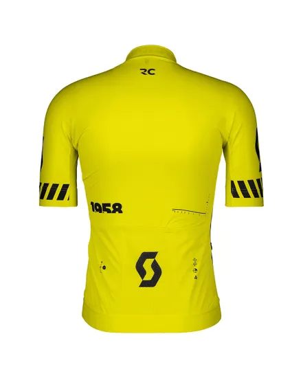 Maillot manches courtes Homme RC PRO Jaune/Noir