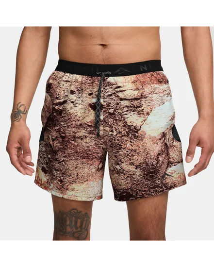 Short Homme M NK DF TRAIL AOP 6 BF SHORT Beige
