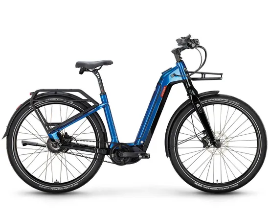 Vélo électrique urbain/trekking Femme UTILYON 3 WAVE Bleu