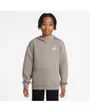 Sweat à capuche Garçon K NSW CLUB FLC HDY LBR Beige