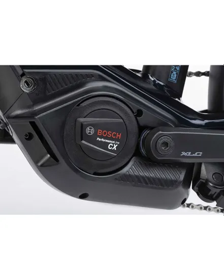Vélo électrique trekking YAKUN 10 LOW STEP Bleu Marine