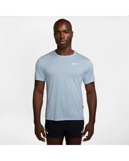 T-Shirt Homme M NK DF BREATHE MILER SS TOP Bleu