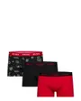 Lot de 3 boxers Homme TRUNK TRIPLET DESIGN Multicolore