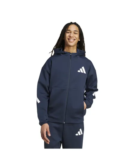 Sweat zip à capuche Homme M Z.N.E. FZ Bleu