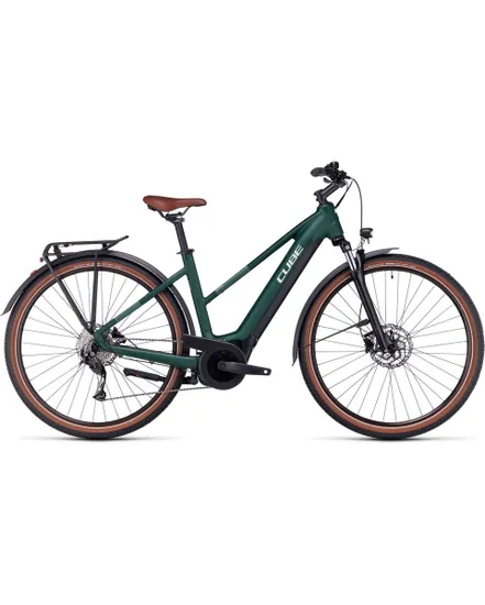 Vélo électrique trekking Femme TOURING HYBRID ONE 625 Vert