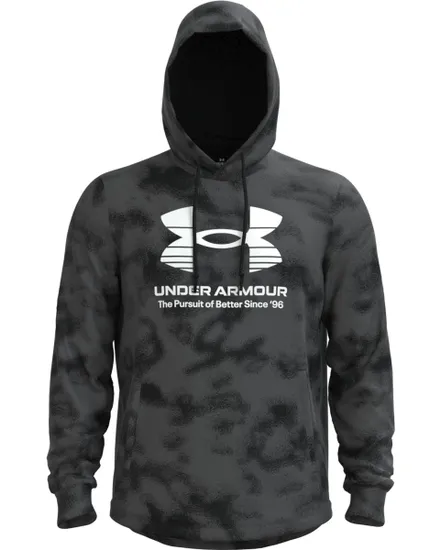 Sweat a capuche manches longues Homme UA RIVAL TERRY NOVELTY HD Noir