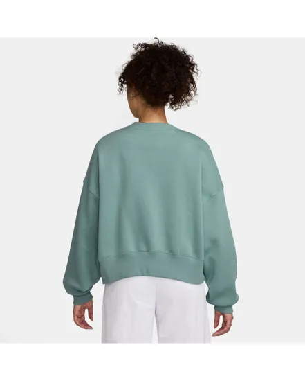 Sweat Femme W NSW PHNX FLC OOS CREW Vert