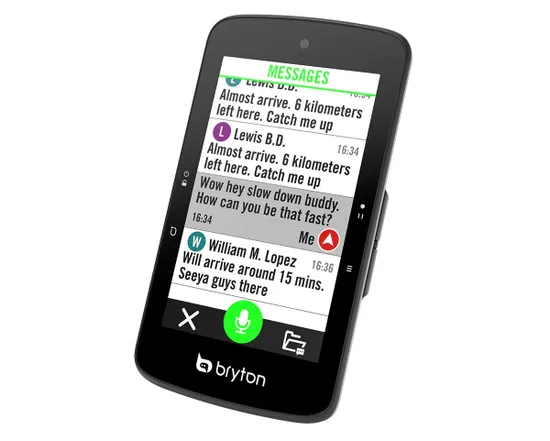 Compteur GPS de vélo RIDER S800 E Noir
