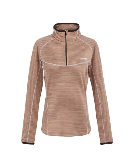 Polaire col zip Femme WOMEN S YONDER II Beige