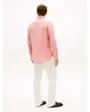 Chemise Homme LINEN BENGAL STRIPE RF SHIRT Rose