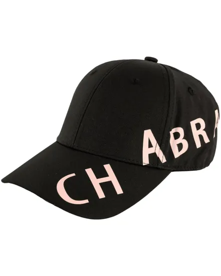 Casquette Homme Chabrand Noir Logo Rose