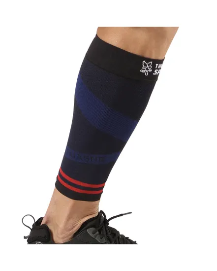 Manchons de compression mollet Femme RUN TRAIL CALF UP ACTIV LONG Bleu