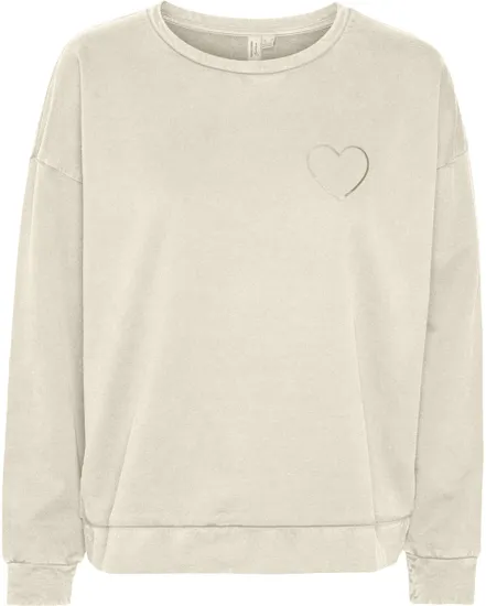 Sweat Femme VMOROLA L/S Heart Sweatshirt JRS BT