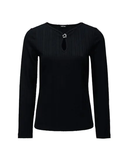 Pull Femme Manches Longues Boutonné