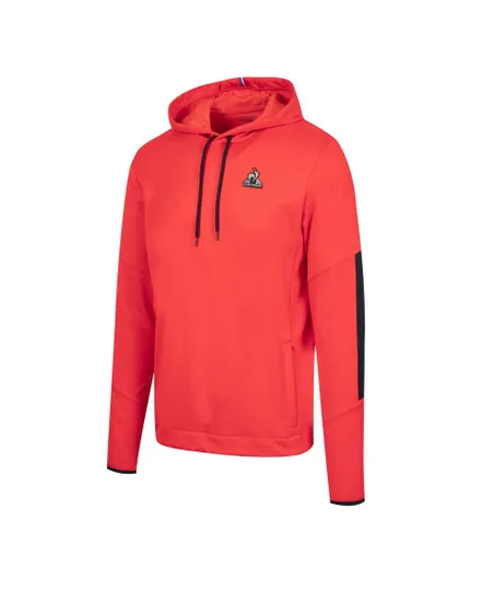 Sweatshirt à capuche manches longues Homme TECH HOODY N 1 M Rouge