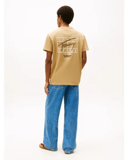 T-shirt Homme TJM REG SIGN SPRAY S Beige