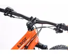 VTT électrique tout suspendu Unisexe E-RIOT TRAIL Orange/Marron