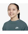 Sweat Fille G NSW CLUB FLC OVRSZD CREW LBR Bleu