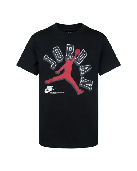 Tee-shirt Enfant JDB VARISTY JUMPMAN S/S TEE Noir