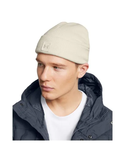 Bonnet Homme UA HALFTIME SHALLOW CUFF Beige