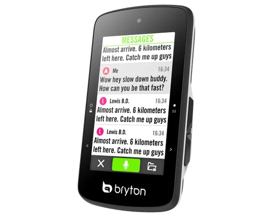 Compteur GPS de vélo RIDER 750 SE Noir