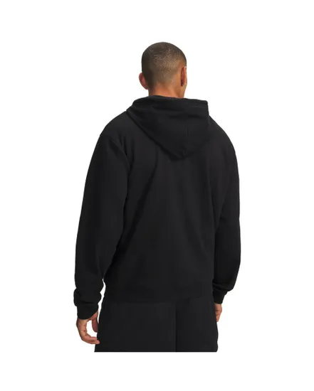 Sweat zip à capuche Homme UA RIVAL FLC FZ Noir