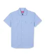 CHEMISE MANCHES COURTES CHAMBRAY Homme Bleu