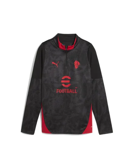 Haut d'entrainement Enfant ACM TRAINING 1/4 ZIP Noir