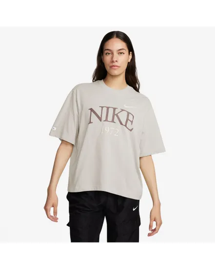 T-shirt Femme W NSW TEE CLASSICS BOXY Beige