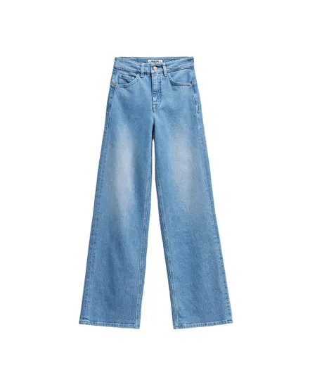 Jeans Femme Faith Wide Leg Medium Wash