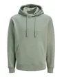 Sweat à capuche manches longues Homme JJESTAR JJ SWEAT HOOD NOOS Vert