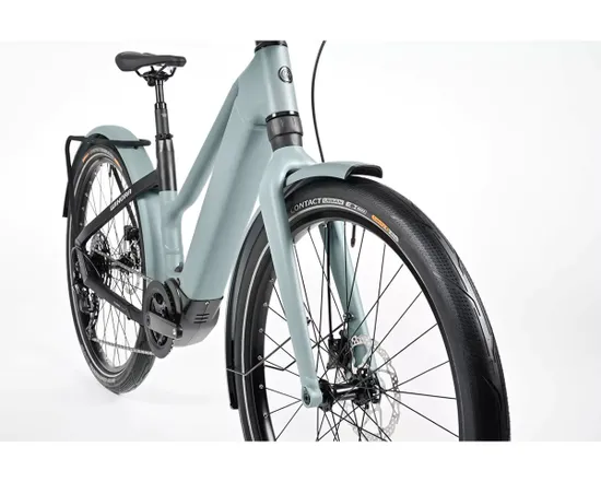 Vélo électrique urbain Femme IRIDE PURE X10 MID Bleu