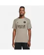 Maillot de football Homme PSG M NK DF STRK SS TOP K 3R Beige