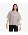 T-shirt Femme W NSW TEE CLASSICS BOXY Marron