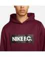 Sweatshirt à capuche manches longues Homme M NK DF FC LIBERO HOODIE Bordeaux