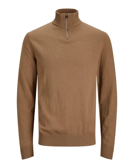 Pull Tricoté Homme JJEEMIL KNIT HALF ZIP NOOS