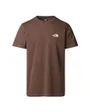 T-shirt Homme M S/S SIMPLE DOME TEE Marron