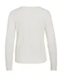 Pull col V Femme VIRIL V-NECK L/S KNIT TOP NOOS Blanc