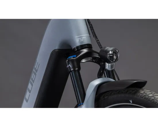 Vélo trekking électrique TOURING HYBRID PRO 800 Gris Perle/Gris