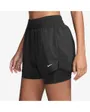 Short Femme W NK ONE DF HR 3IN 2N1 SHORT Noir
